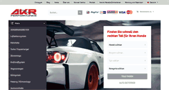 Desktop Screenshot of akr-performance.de