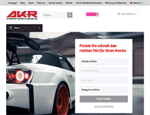 Tablet Screenshot of akr-performance.de